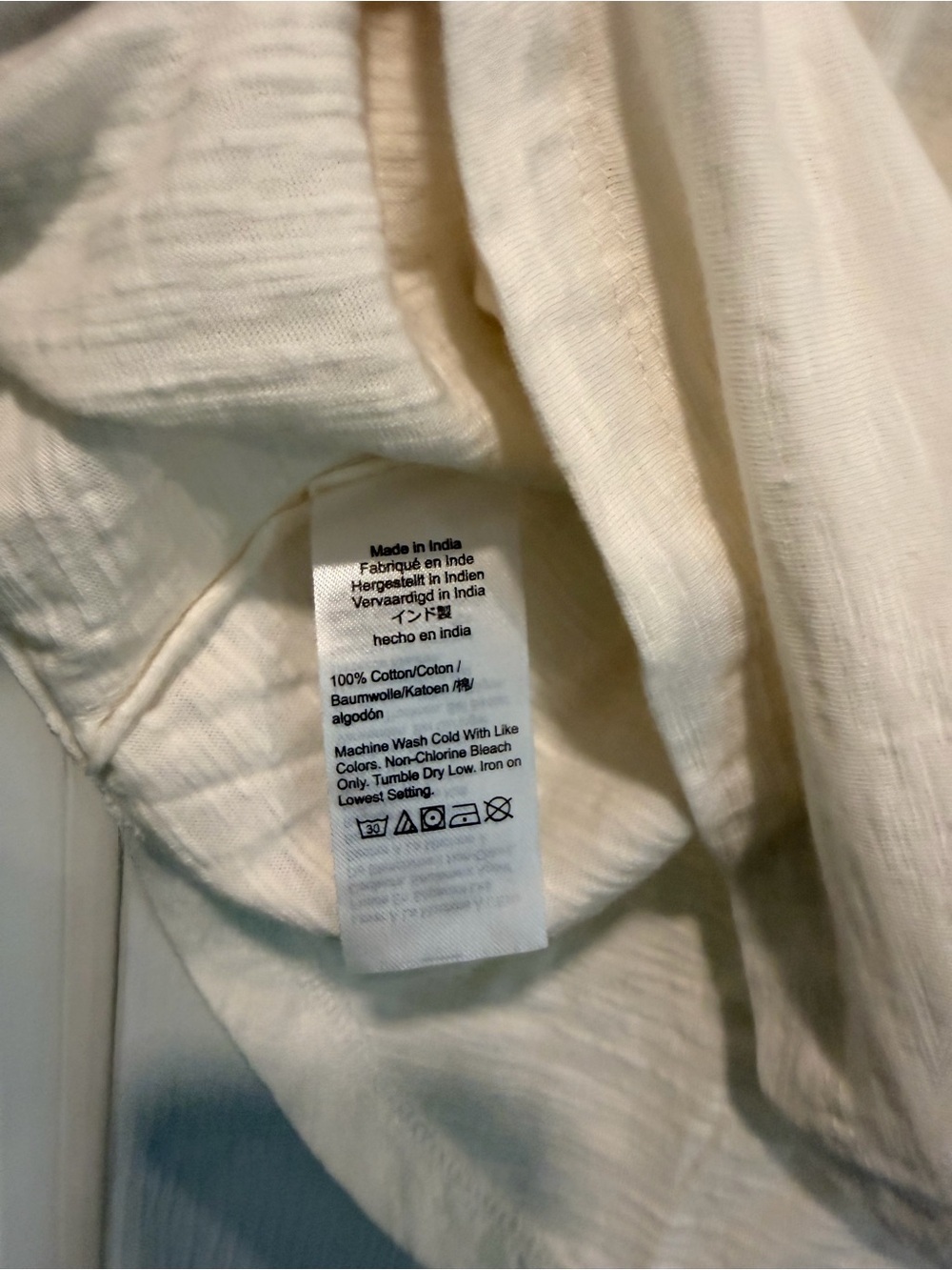 NWOT Free People We The Free Size M Cream Crochet Trim Racerback Layer Tank Top - Picture 7 of 12